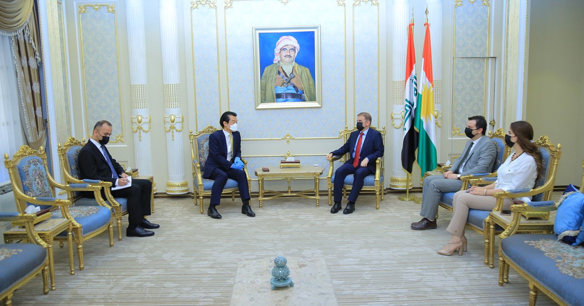 هێمن ههورامی پێشوازی له كونسوڵی گشتیی كۆریای باشوور لهههرێمی كوردستان دهكات