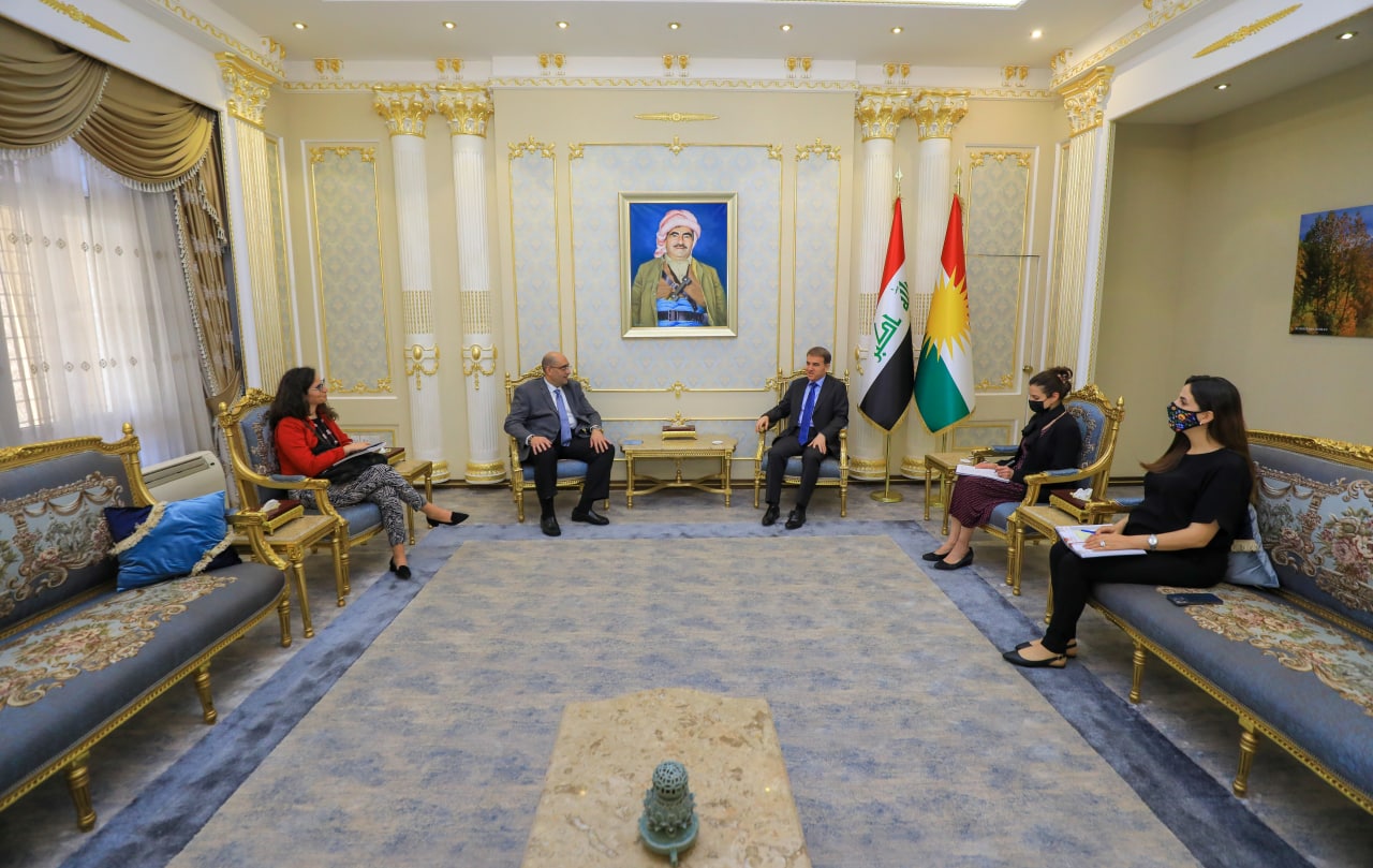 د.هێمن هەورامی پێشوازیى له‌ بەڕێوەبەری بەرنامەکانی ڕۆژهەڵاتی ناوەڕاست و ئەفریقای باکوور لەڕێکخراوی ئەمریکا بۆ ئاشتی كرد